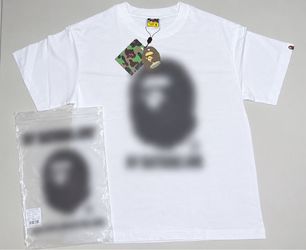 White and black designer logo shirt