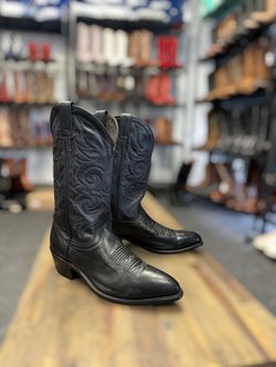 Ariat Heritage Western Boots Cowboy Black Sz 9.5