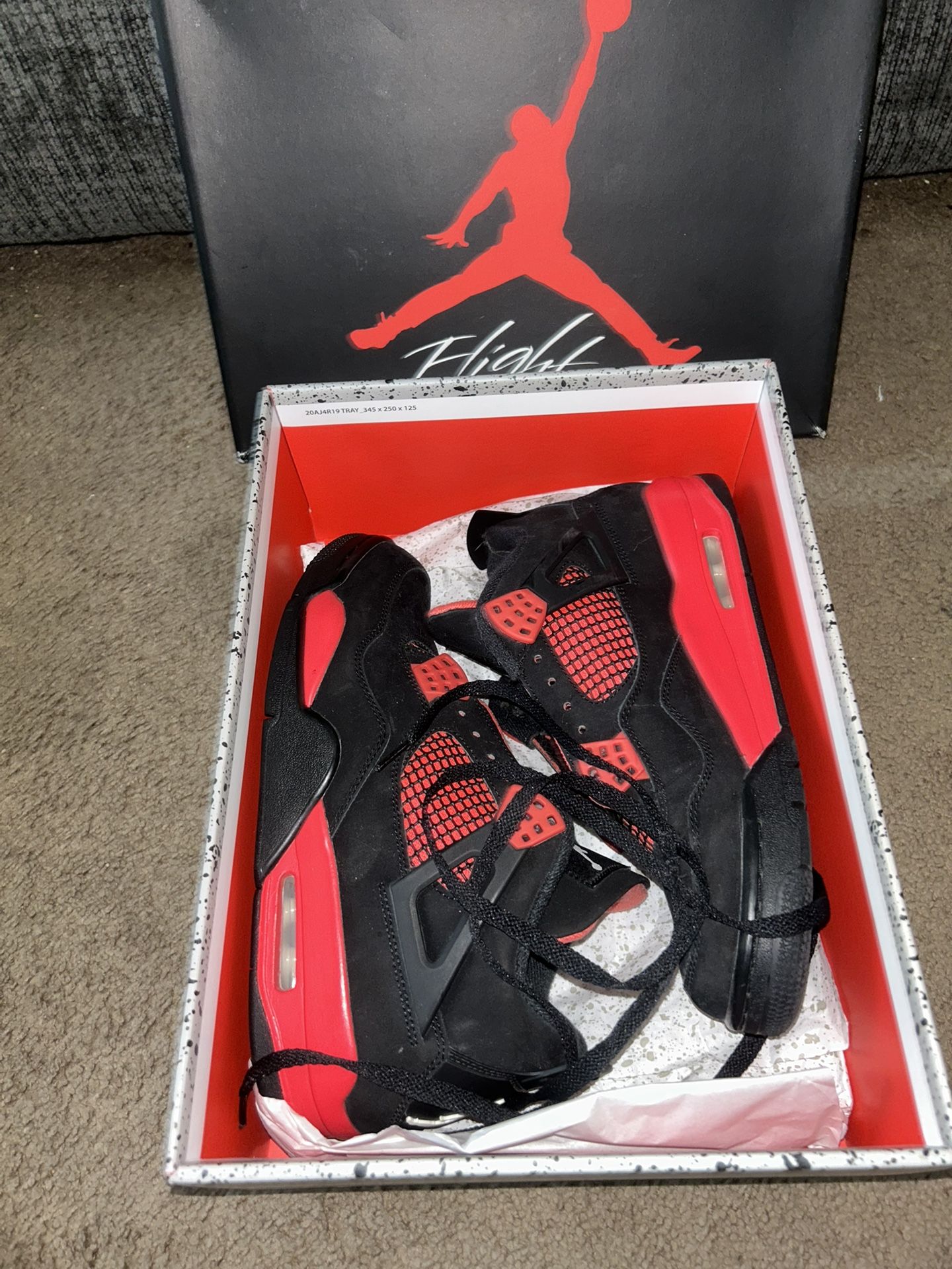 Air Jordan Red Thunder 4s