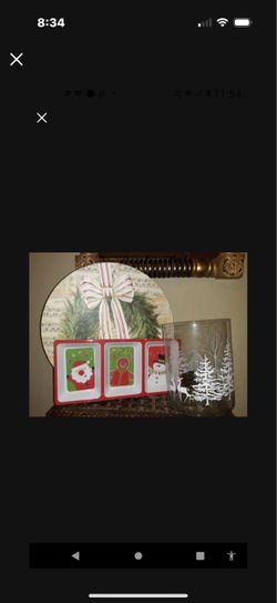 Three Piece Christmas Items