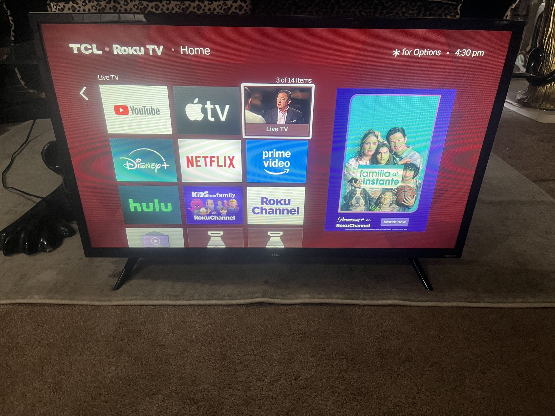 32” TCL ROKU SMART TV