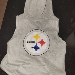 Steelers Dog Attire Vest Hoodie