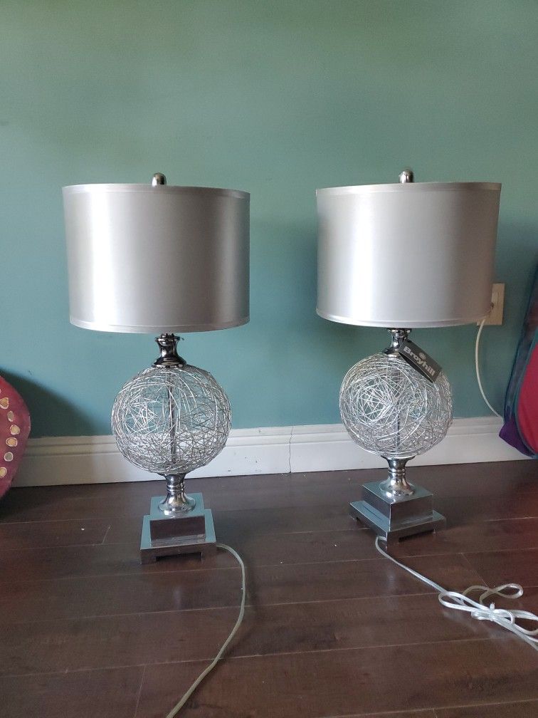 2 Lamps NO SHADES