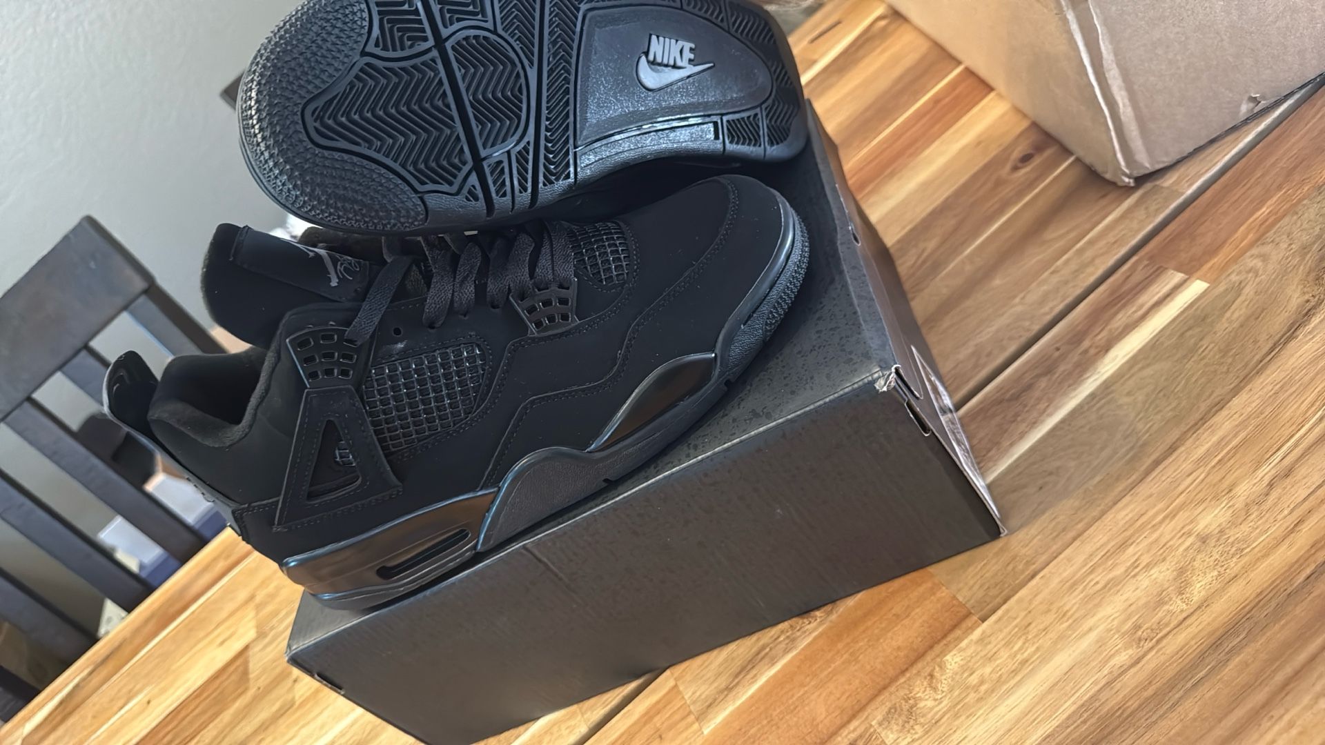 Jordan Black Cat Size 9,10,11,12