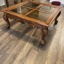 Coffee and end table set