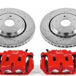 Power Stop Calipers W Rotors/Discs KC7214 