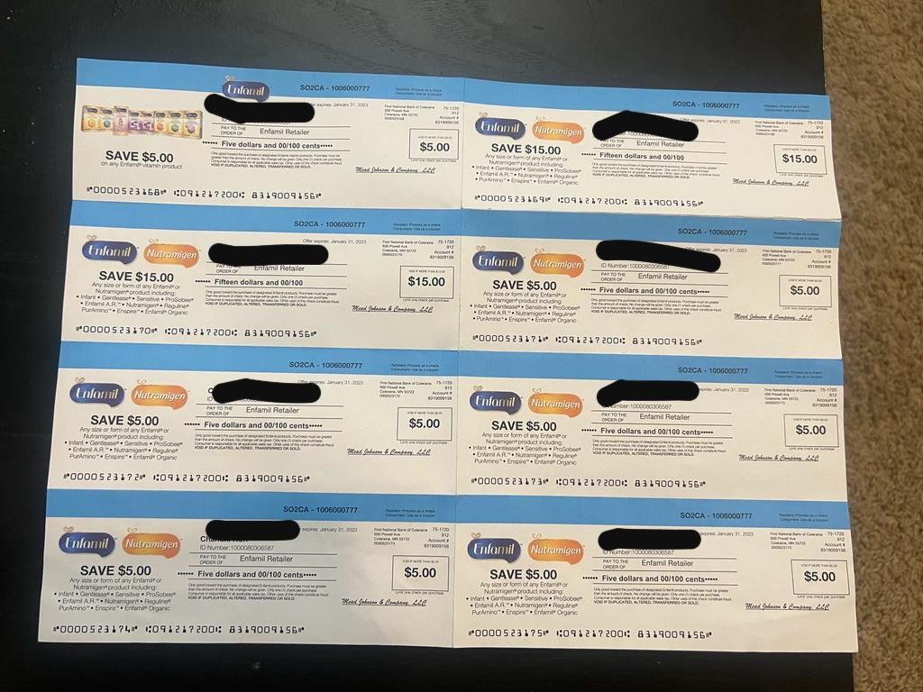 Formula Vouchers