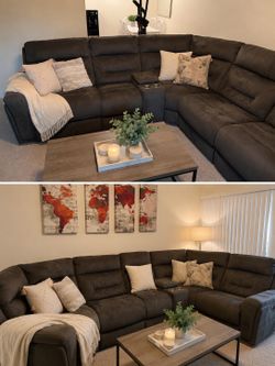 5-Piece Power Reclining Sectional Sofa – Excellent Condition