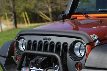 New 2007-2016 Jeep Wrangler JK Matte Black Bug Shield
