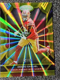 2022 Certified Deebo Samuel 49ers Gold Holo /15