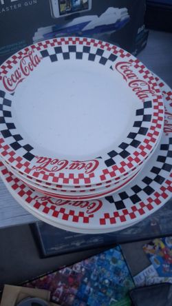 Vintage Coca-Cola plates