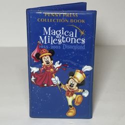 Disneyland Penny Press Collection Book Magical Milestones 1(contact info removed)