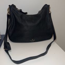 Kate Spade New York Black Leather Crossbody Bag