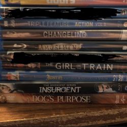 8 Blu-Rays. $1. Ea. 