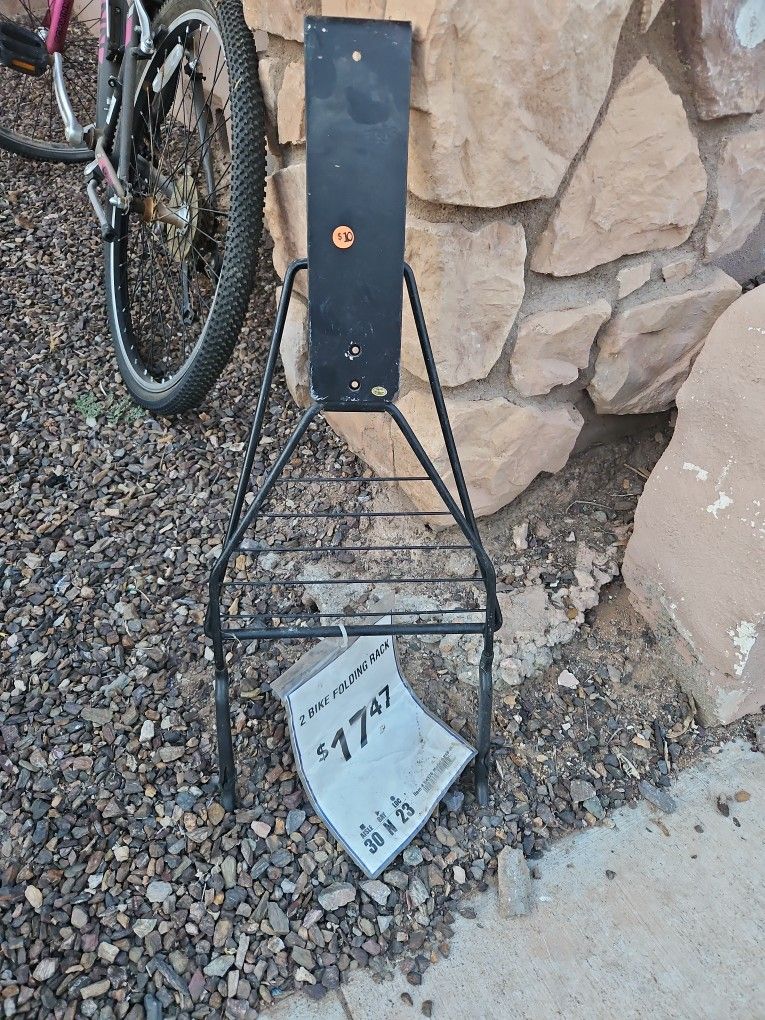 2 Bike Folding Rack