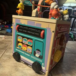 Wooden Activity Cube 