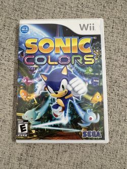 Sonic Colors (Nintendo Wii, 2010) CIB