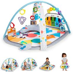 Baby Einstein Kickin' Tunes 4-in-1 Infant Baby Activity Gym & Tummy Time Play Mat with Piano