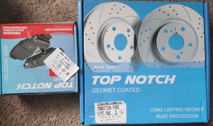 Top Notch Brake Rotors and Brake Pads Set