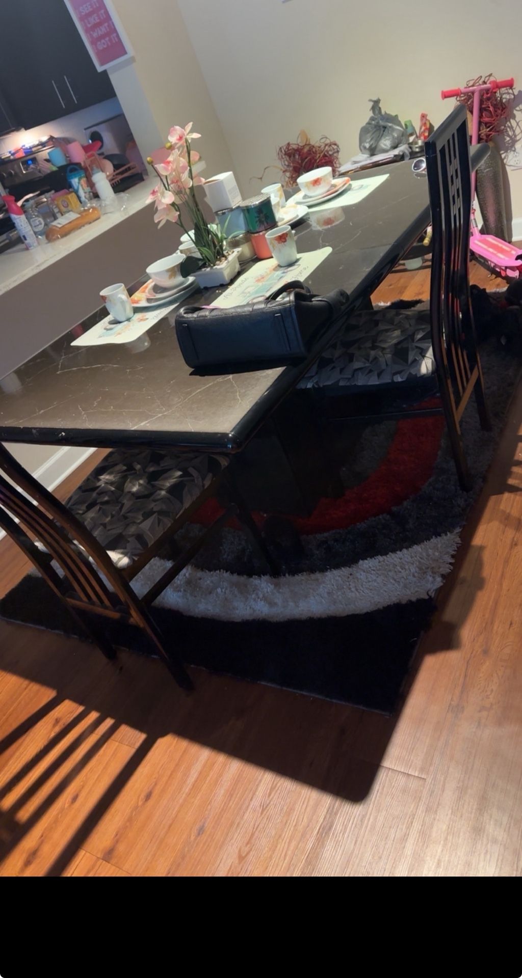 Black Dinning Room Table