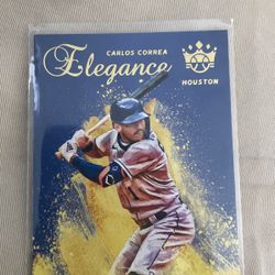 Carlos Correa Houston Astros Twins Draft Kings Panini Topps 