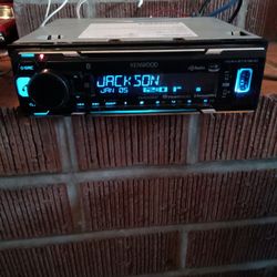 Kenwood Car Stereo With Bluetooth USB Aux 3 RCA Outputs 