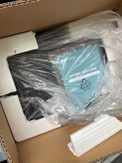 Money Safe Box with Manual