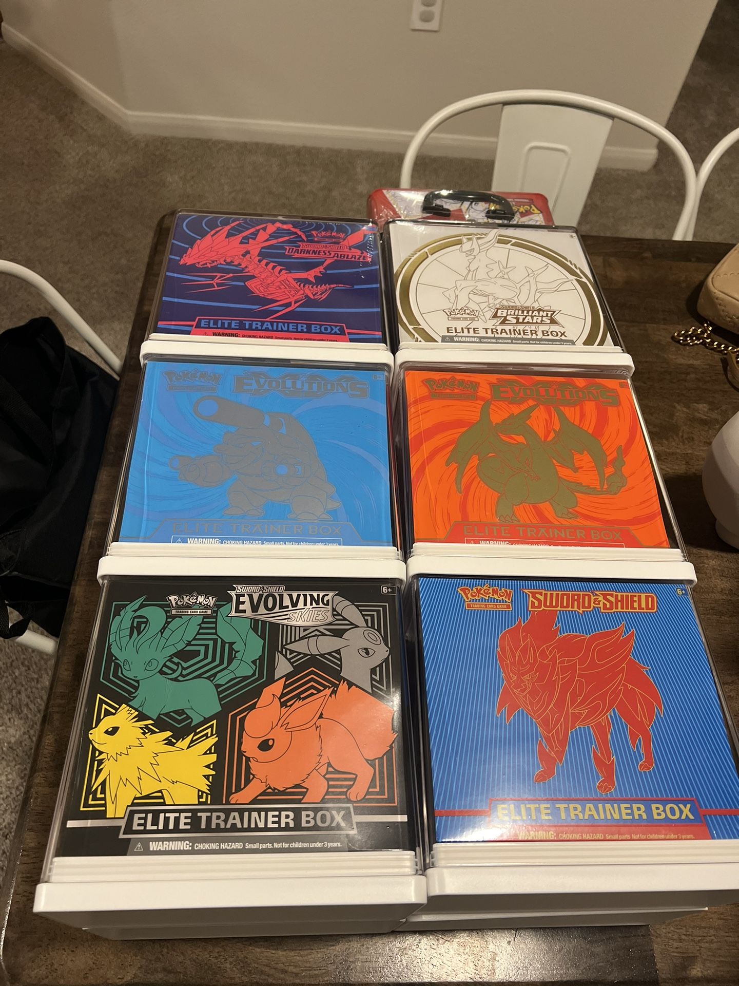 Factory Sealed Pokémon ETBs