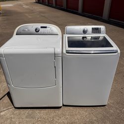 Washer and dryer XL electric set
