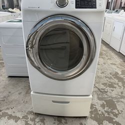 Samsung Front Load Dryer On Pedestal