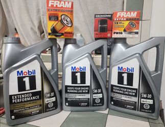 3 Mobil 1 full synthetic 5w30  oil kits
