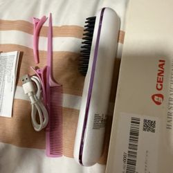 genai straightener brush