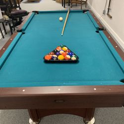 Pool table and accessories ( price reduced)
