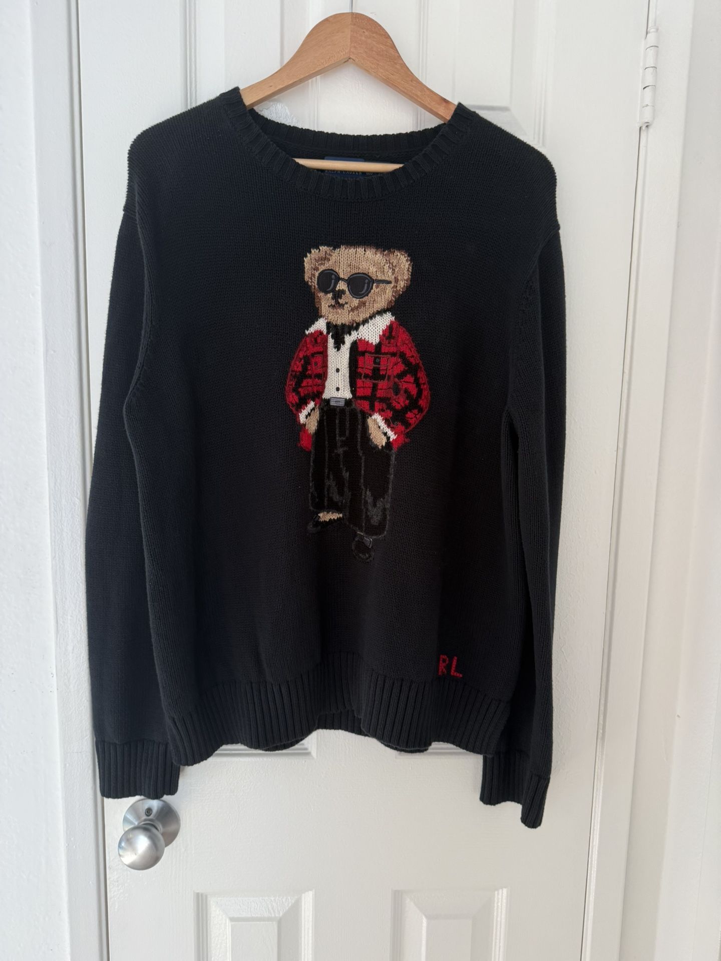 Polo Ralph Lauren Polo Bear Sweater, Black, XXL