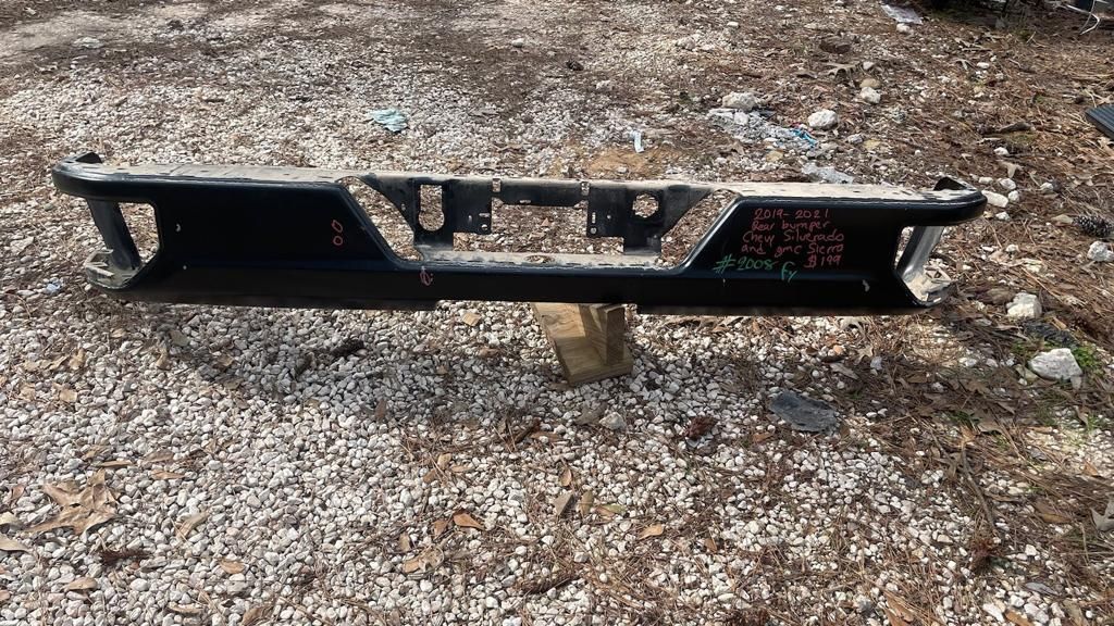 2019-2021 Chevy Silverado, GMC Sierra Rear Bumper