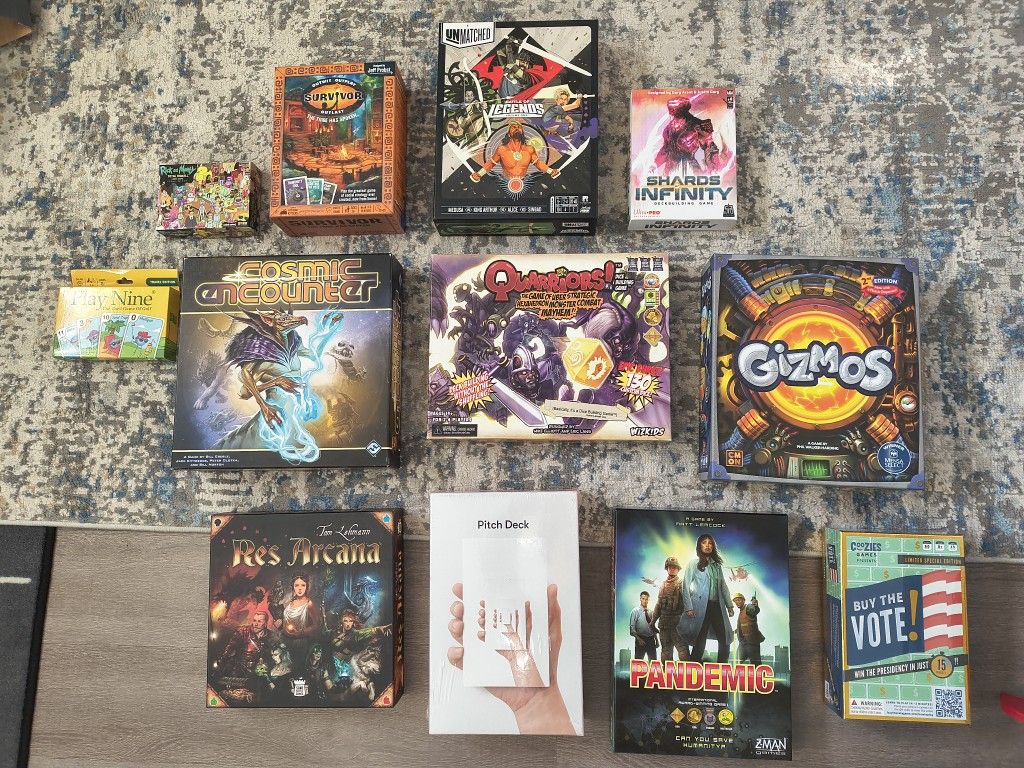 NEW / LIGHTLY USED BOARD GAMES