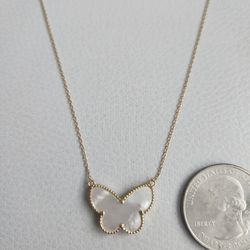 Butterfly Attached Necklace