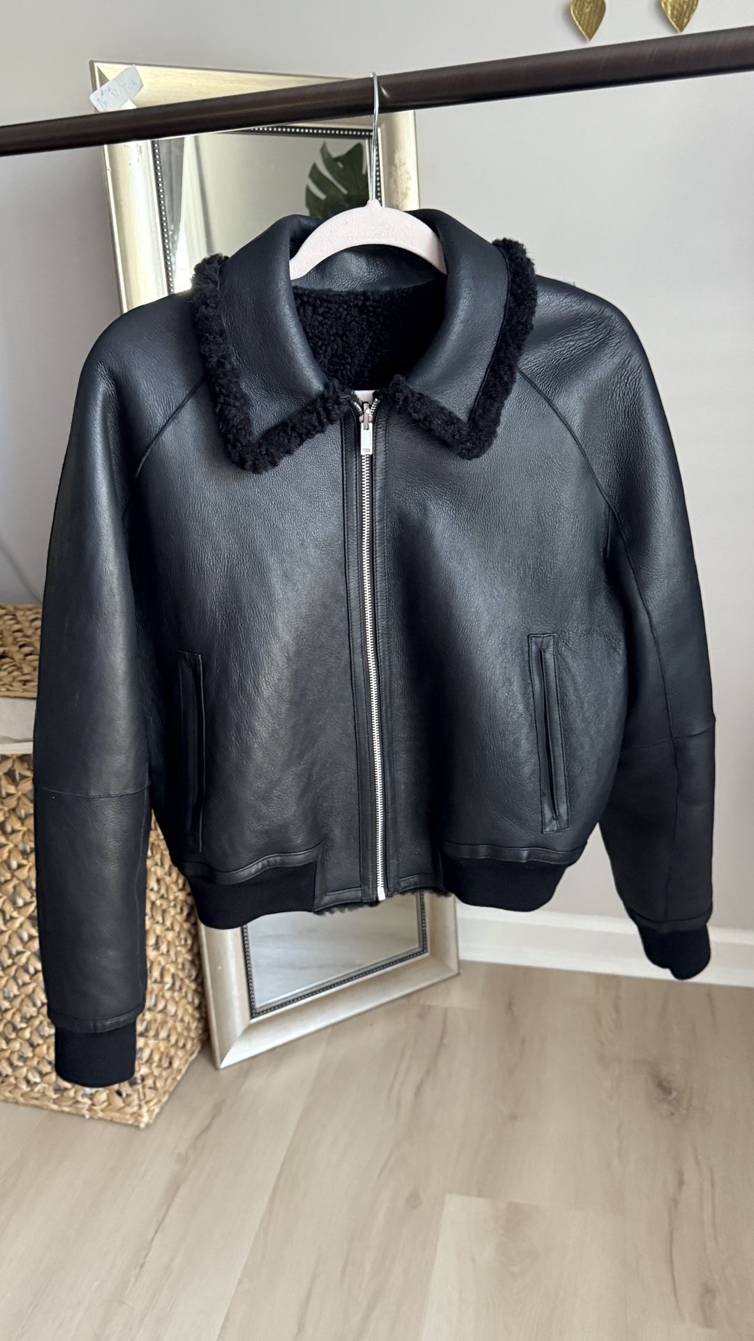 Theory Bomber Jacket Reversible Size S