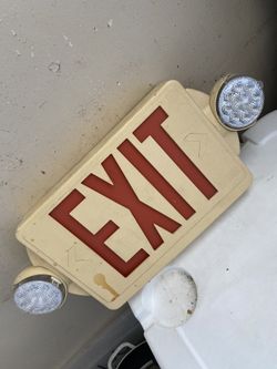 Exit Office Sign 
