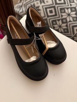 Children's Place Black Mary Jane Flats