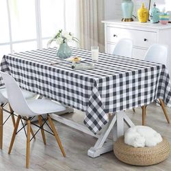 Polytable Tablecloth for Rectangle  Thanksgiving Tablecloth Wrinkle Free Anti-Fading Tablecloths Washable Table Cover   