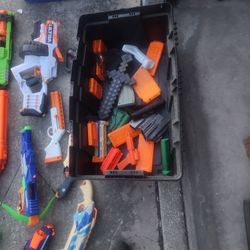 Nerf Guns And Clips