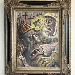 Skot Olsen Original Signed Painting On Canvas