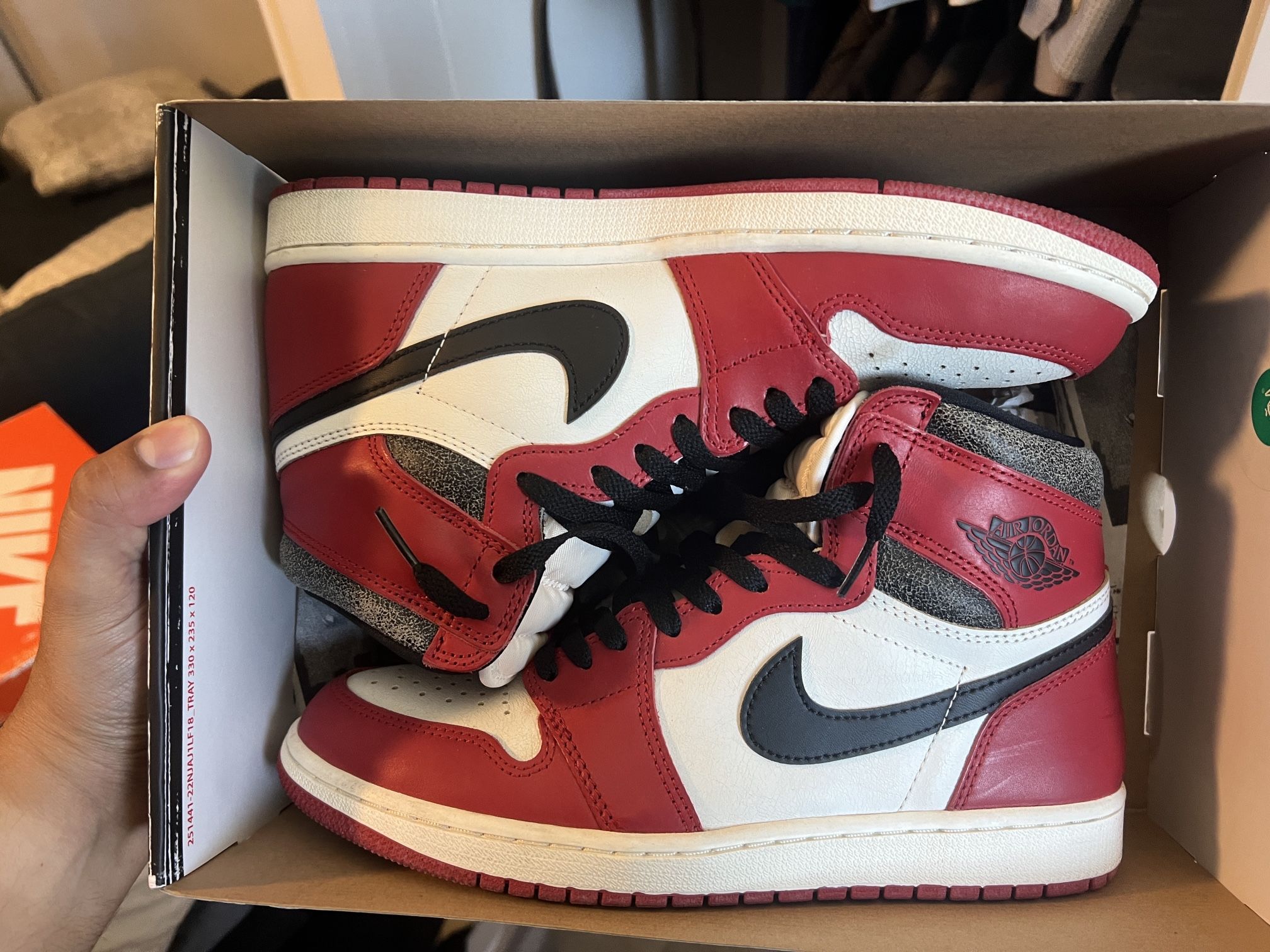 Jordan 1 Lost and Found Size 10