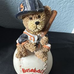 Adorable Baseball Bear Coin BANK