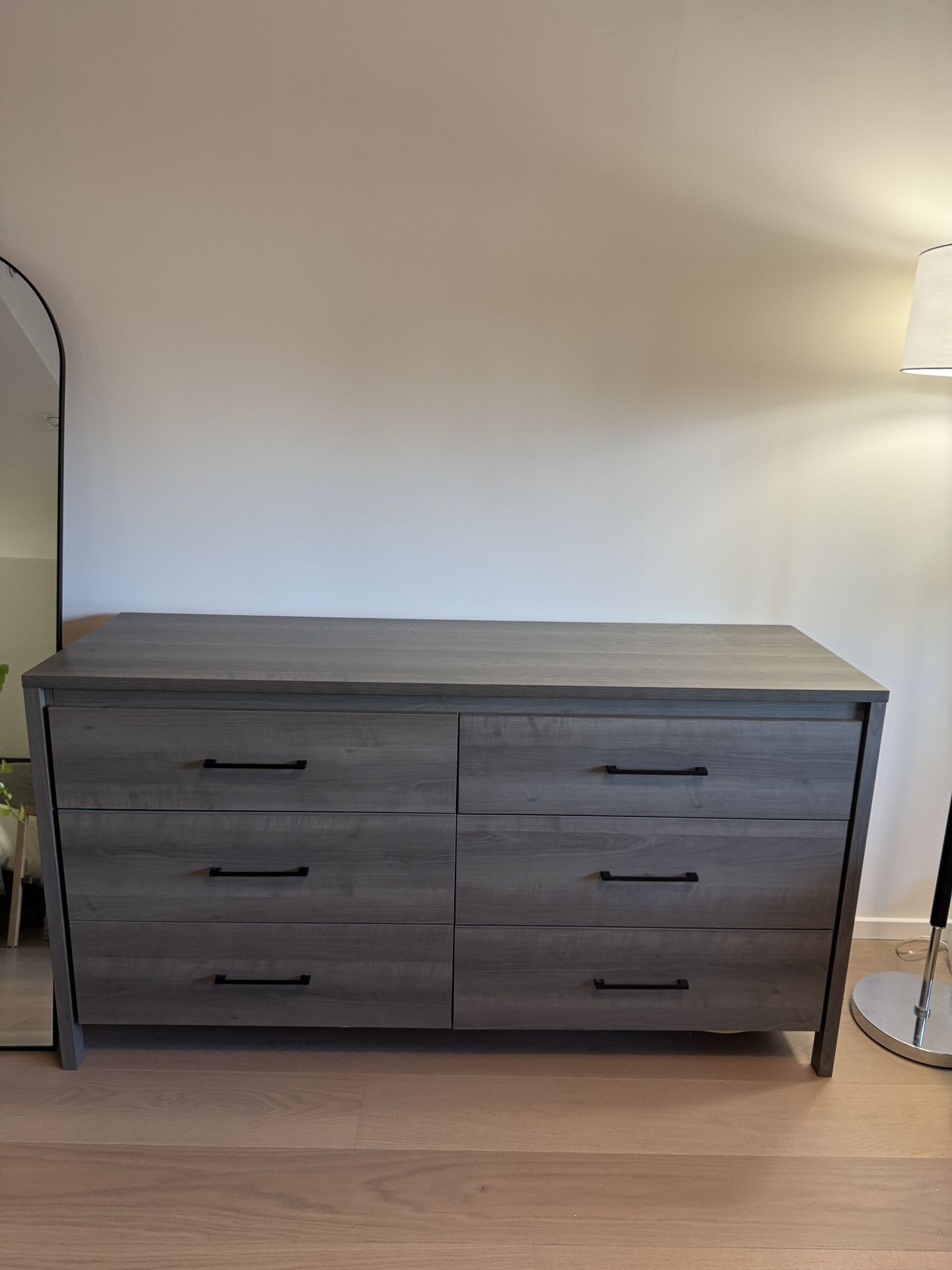 South Shore 6 Drawer Gray Dresser