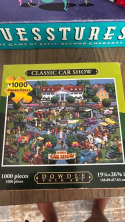 Puzzle classic car show