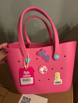 Cute, small pink Barbie bog bag