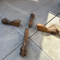 4  Old  Claw Feet 