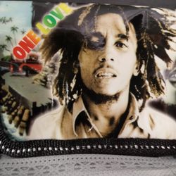 Bob Marley Wallet Jamaica Reggae Trifold Mens Womens Unisex Card Cash Holder